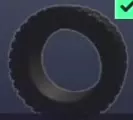 Stock tyre icon in the customization menu.